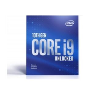 Intel Core i9-10900KF 3.70GHz, 10 núcleos Socket 1200, 20 MB Caché. Comet Lake. (REQUIERE TARJETA DE VIDEO Y VENTILADOR, CHIPSET 400 y 500)