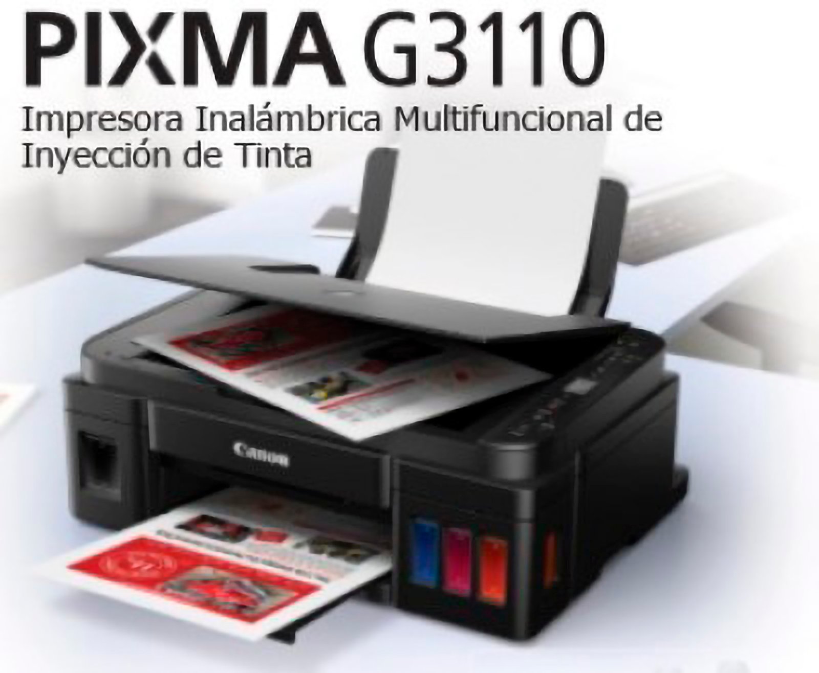Impresora Multifuncional Canon Pixma G3110 Tinta continua Color WiFi USB